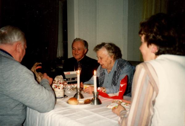 1985 Lucia. Einar, Gunnar, Karin, Maj-Britt.