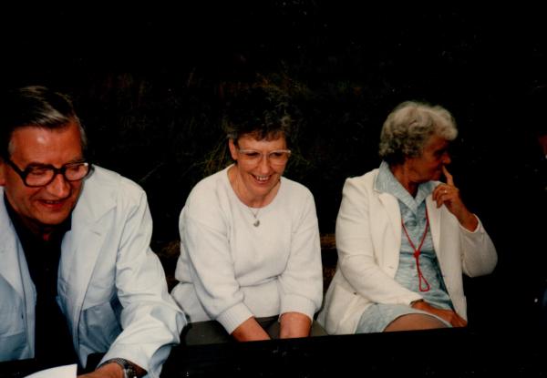 Årsmöte 1985. Börje, Margot, Margit.